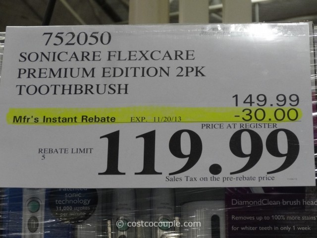 Sonicare Flexcare Premium Edition Toothbrush Costco 1