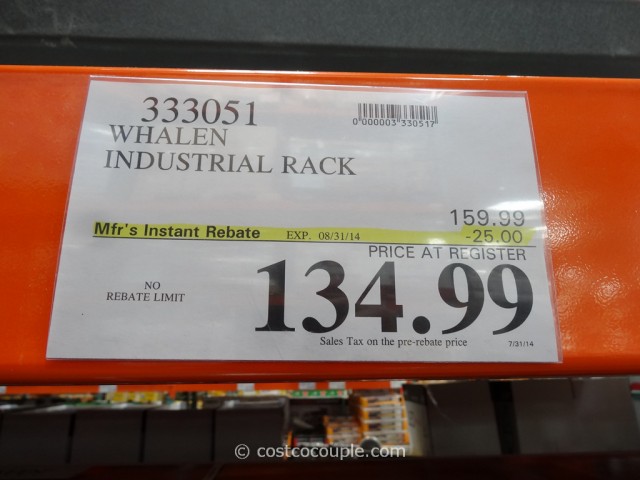 Whalen Industrial Rack Costco