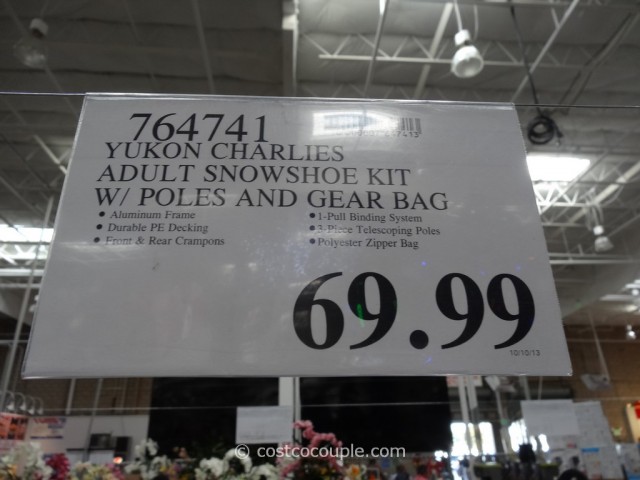 Yukon Charlies Adult Snowshoe Kit Costco 1