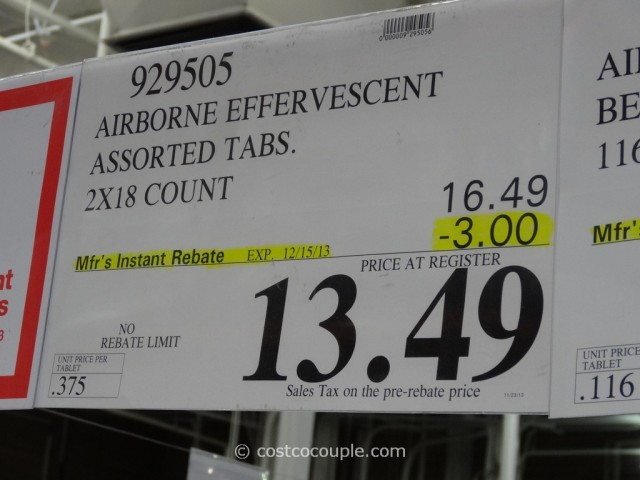 Airborne Effervescent Tablets Costco 1