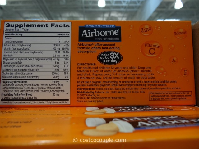 Airborne Effervescent Tablets Costco 3
