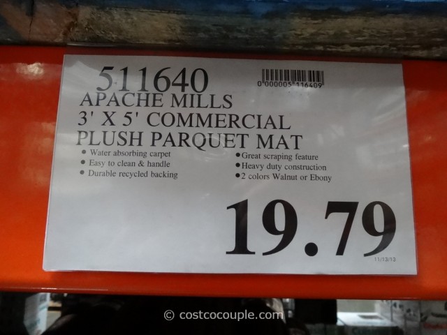 Apache Mills Commercial Plush Parquet Mat Costco 1