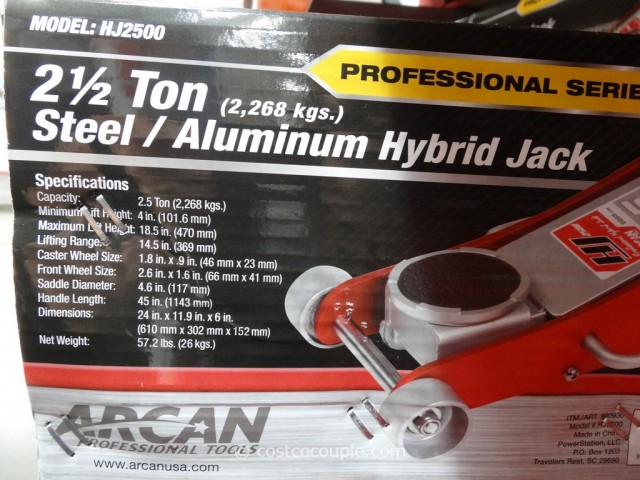Arcan Steel Aluminum Hybrid Jack Costco 3