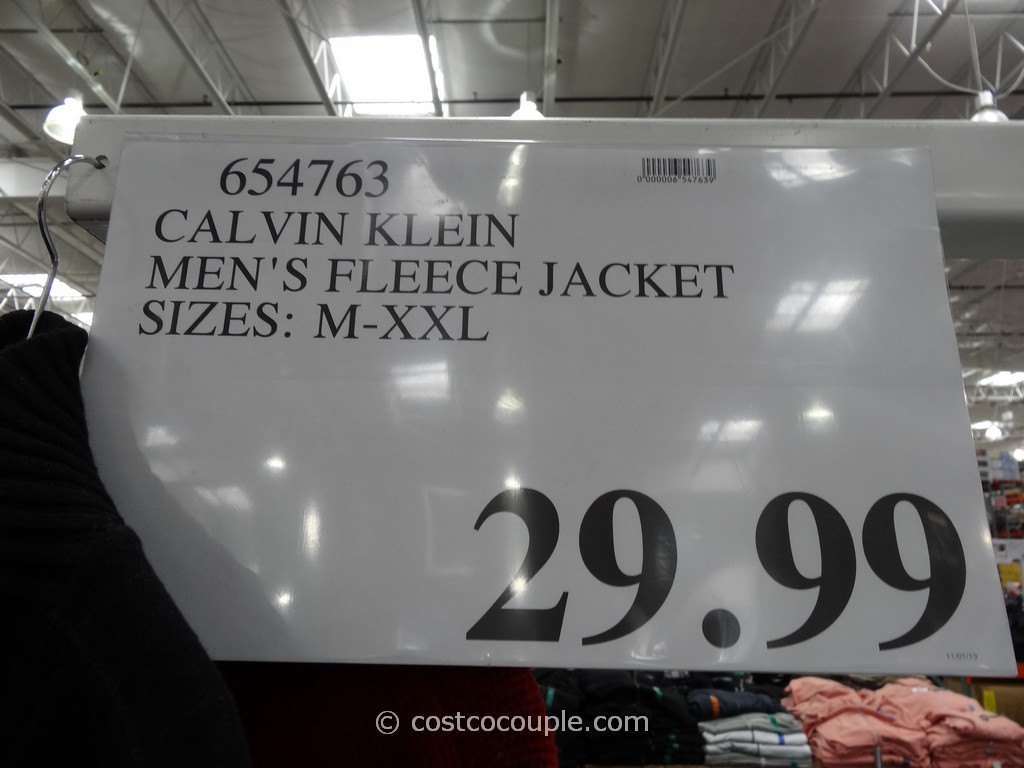 calvin klein fleece jacket men's