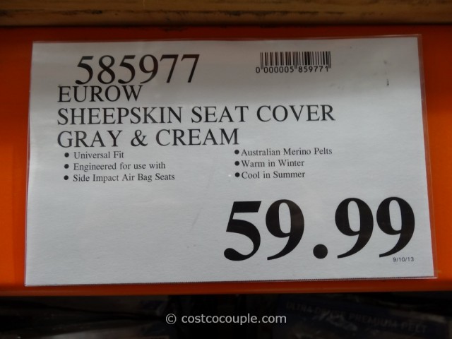 Eurow Sheepskin Seat Cover Costco 1