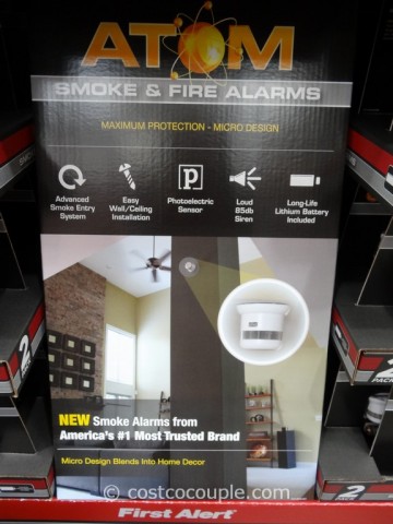 First Alert Atom Smoke and Fire Alarm Costco 4