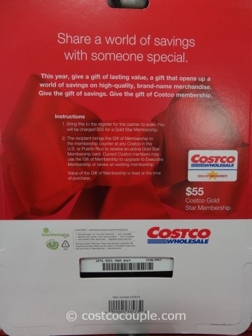 Gift Card Costco Membership 2