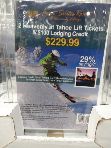 Heavenly At Tahoe Ski Package Costco 2