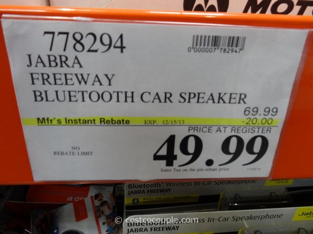 Jabra Freeway Bluetooth Car Speaker Costco 1
