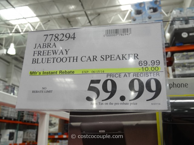 Jabra Freeway Bluetooth Car Speaker Costco
