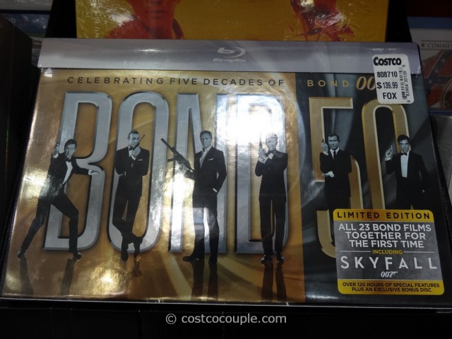 James Bond 50 Years Limited Edition Blu-Ray Collection Costco 2