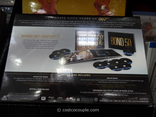 James Bond 50 Years Limited Edition Blu-Ray Collection Costco 3