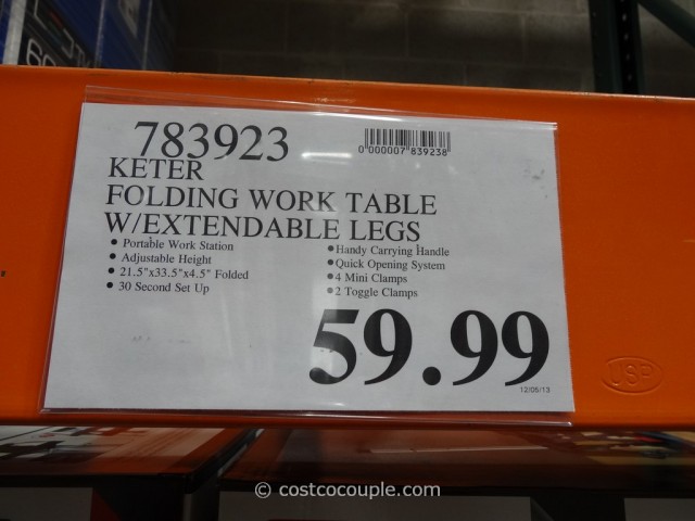 Keter Folding Work Table Costco 5