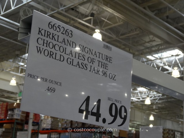 Kirkland Signature Chocolates of the World Glass Jar Costco 1