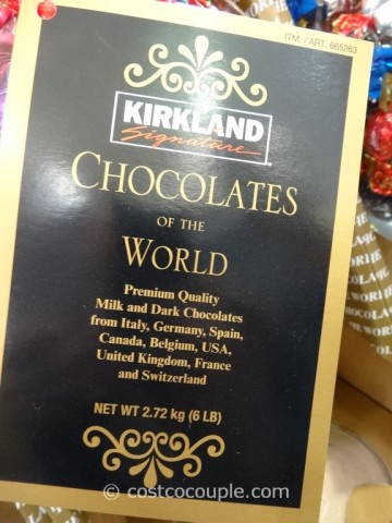 Kirkland Signature Chocolates of the World Glass Jar Costco 3