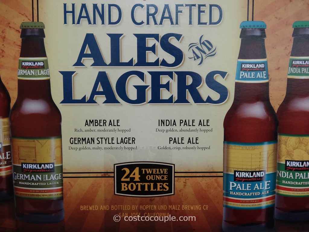 Kirkland Signature Handcrafted Ales and Lagers Costco 2