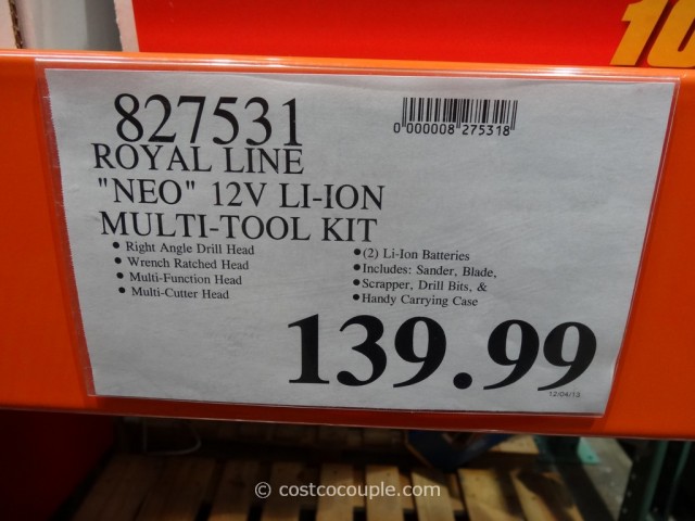 Royal Line Neo 12V Li-Ion Multi-Tool Kit Costco 1