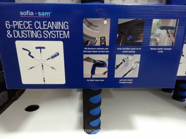 Sofia and Sam 6-Piece Cleaning and Dusting System Costco 3