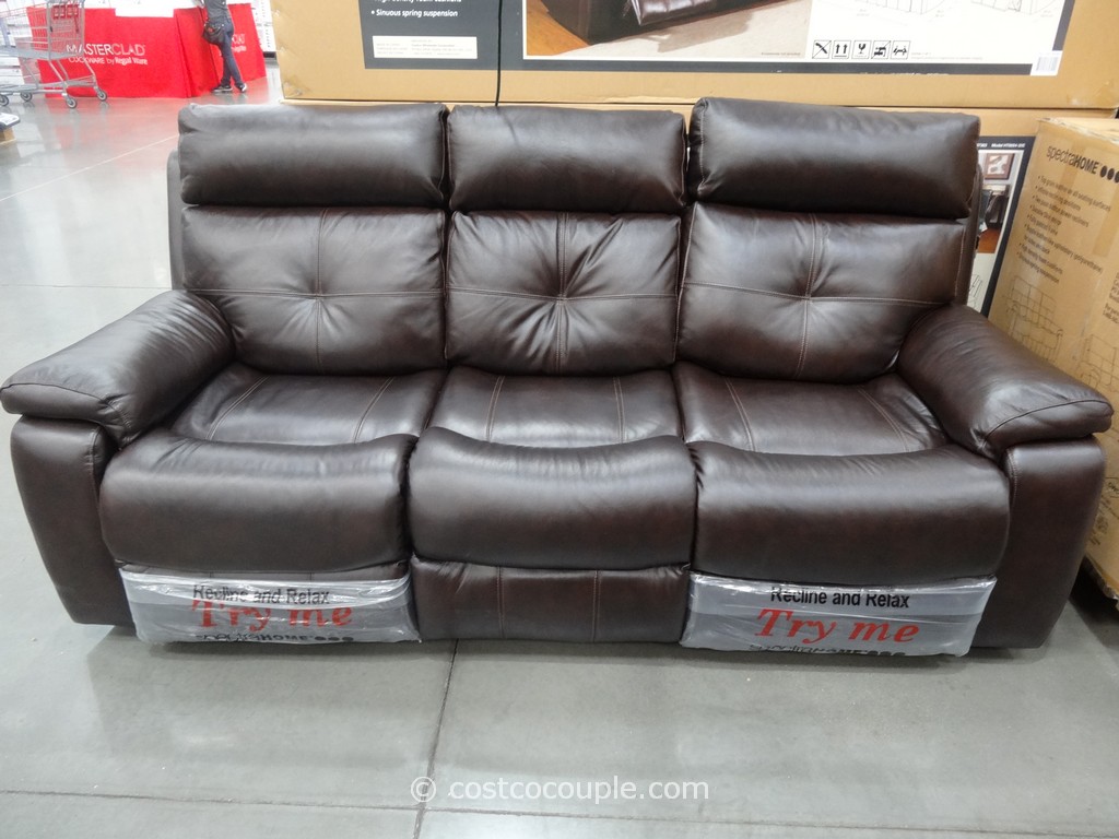 spectra matterhorn leather power motion sofa