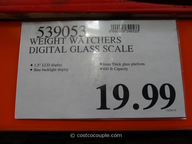 Weight Watchers Digital Glass Scale Costco 1