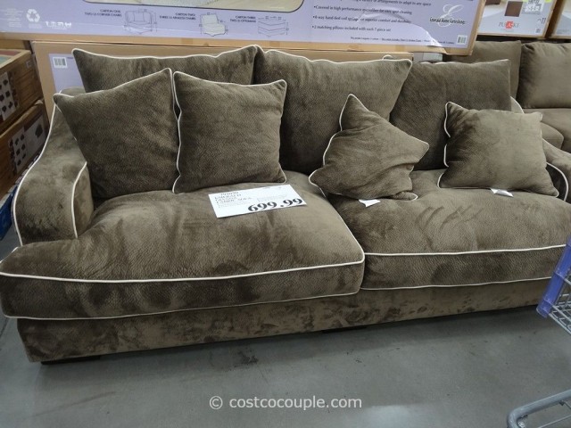 Emerald Gianna Fabric Sofa Costco 5