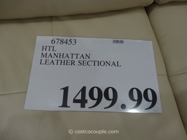 HTL Manhattan Leather Sectional Costco 1