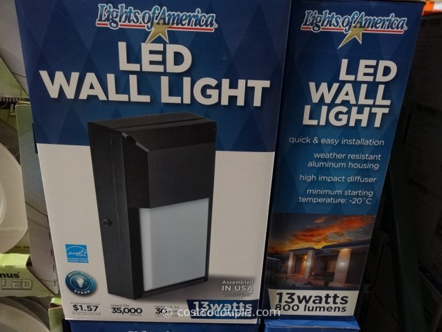Lights of America LED Outdoor Wall Light Costco 2