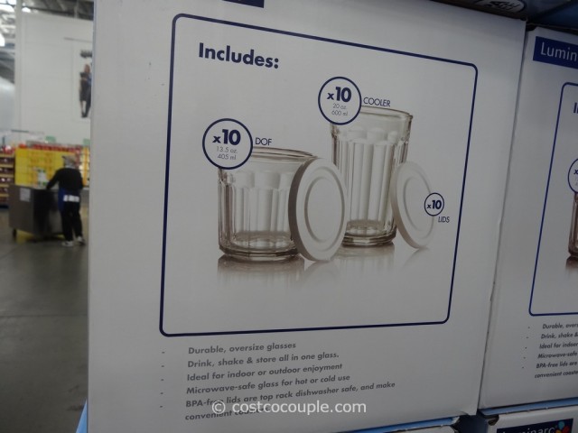 Luminarc Working Glass Drinkware Set Costco 4