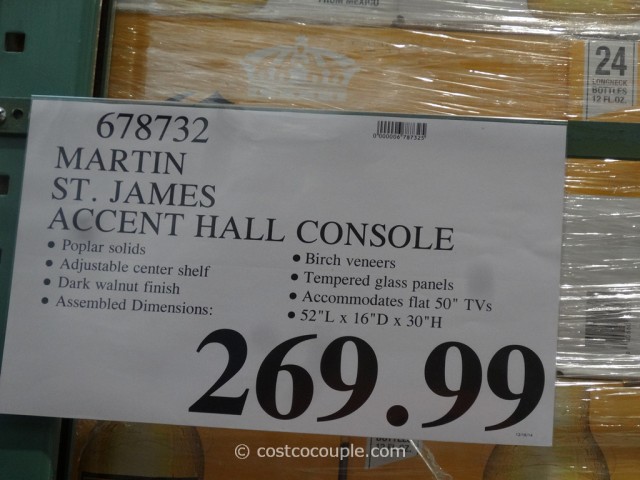Martin St James Accent Hall Console Costco 1