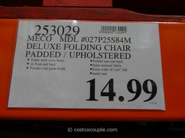 Meco Deluxe Folding Chair Costco 1