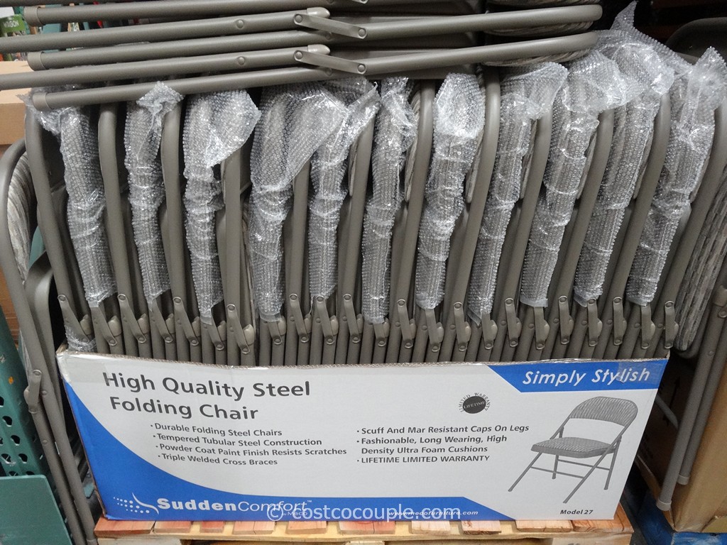 padded folding chairs costco