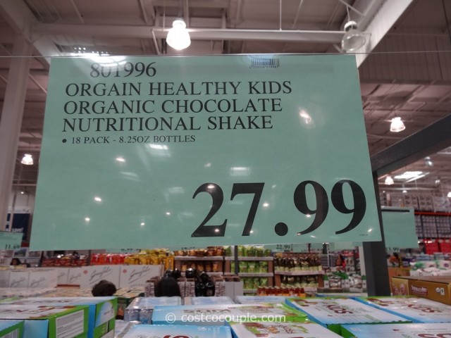 Orgain Healthy Kids Organic Chocolate Nutritional Shake Costco 1