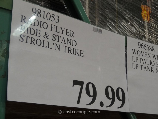 Radio Flyer Ride and Stand Stroll N Trike Costco 1