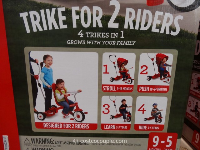 Radio Flyer Ride and Stand Stroll N Trike Costco 4