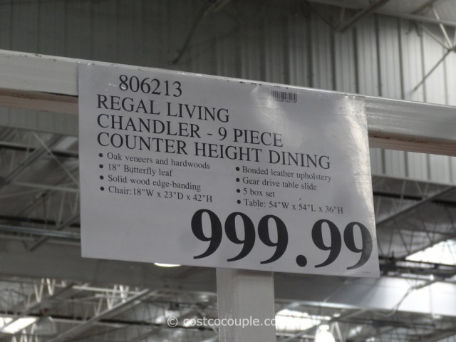 Regal Living Chandler Counter Height Dining Set Costco 1