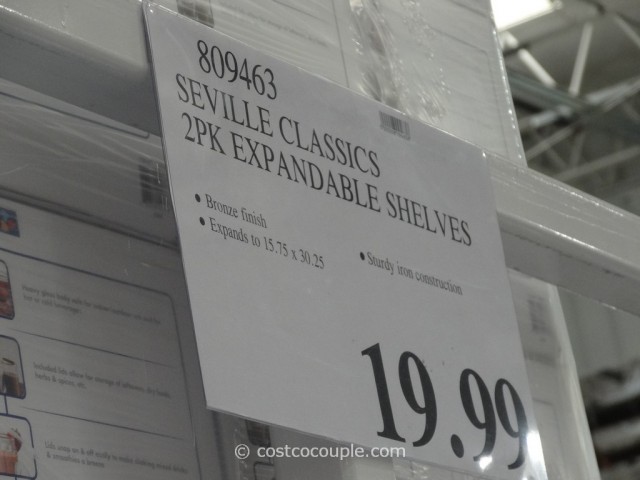 Seville Classics 2-Pack Expandable Shelf Set Costco 2