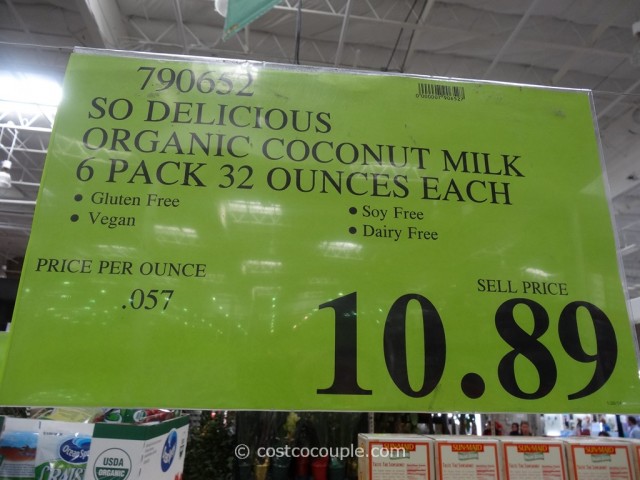 So Delicious Unsweetened Organic Coconut Milk Costco 3