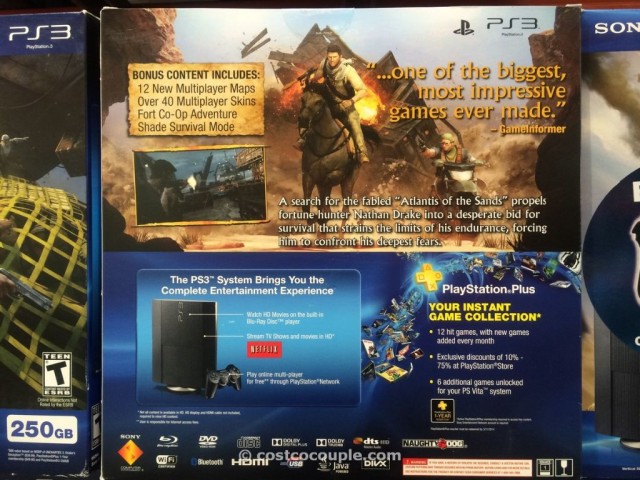 Sony Playstation 3 250 GB Console Costco 4