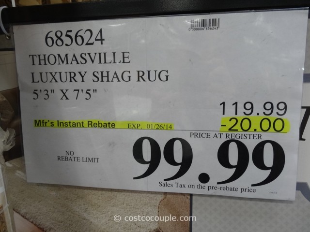Thomasville Luxury Shag Rug Costco 2
