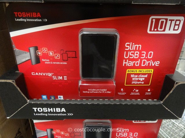 Toshiba 1TB Canvio Slim Portable Hard Drive Costco 2