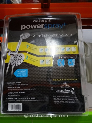 Waterpik Power Spray Shower System Costco 3