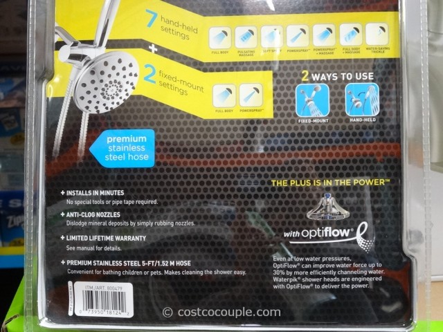 Waterpik Power Spray Shower System Costco 4