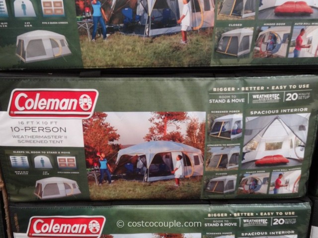 Coleman Weathermaster II 10 Person Screened Tent Costco 3
