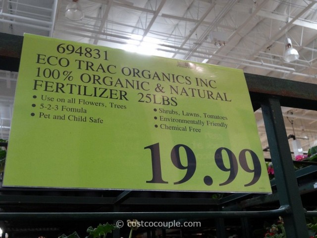 EcoTrac Organics Garden Grande Organic and Natural Fertilizer Costco 1