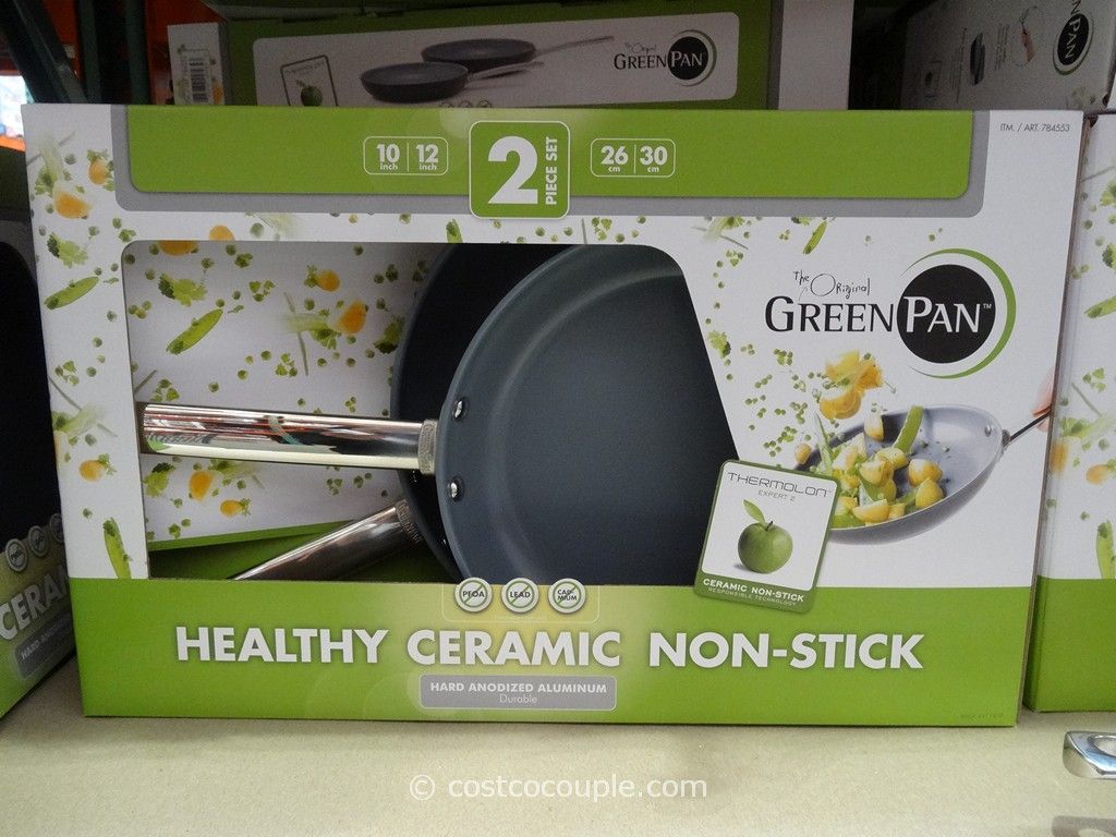 Green Pan Ceramic Non-Stick Skillets Costco 2
