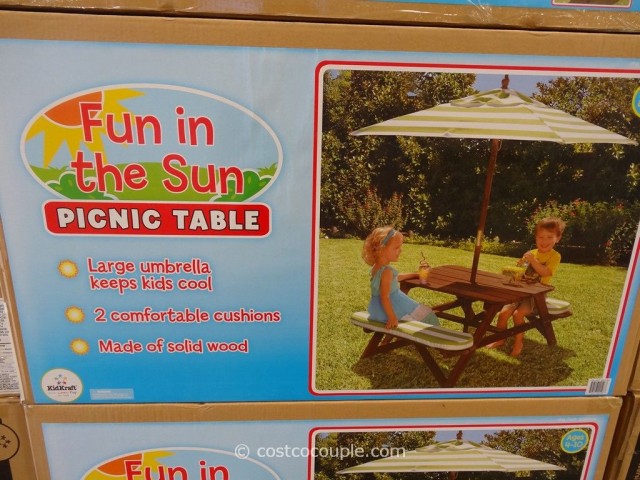 Kidkraft outdoor Picnic Table Costco 1