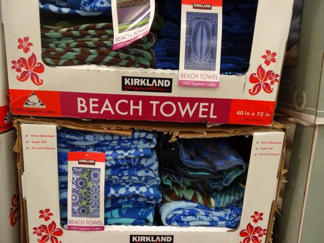 Kirkland Signature Jacquard Beach Towel Costco 2
