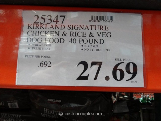 Kirkland Signature Super Premium Chicken Adult Dog Food Costco 2