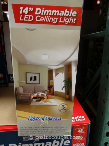 Lights Of America 14-Inch Dimmable LED Ceiling Light Costco 4