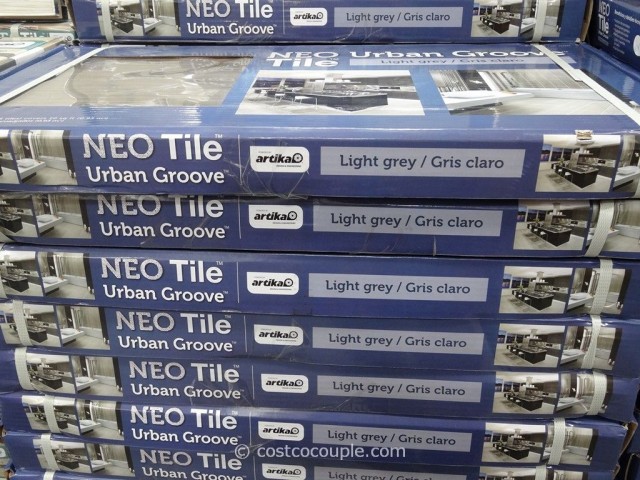 Neo Tile Urban Groove Light Grey Porcelain Tile Costco 2